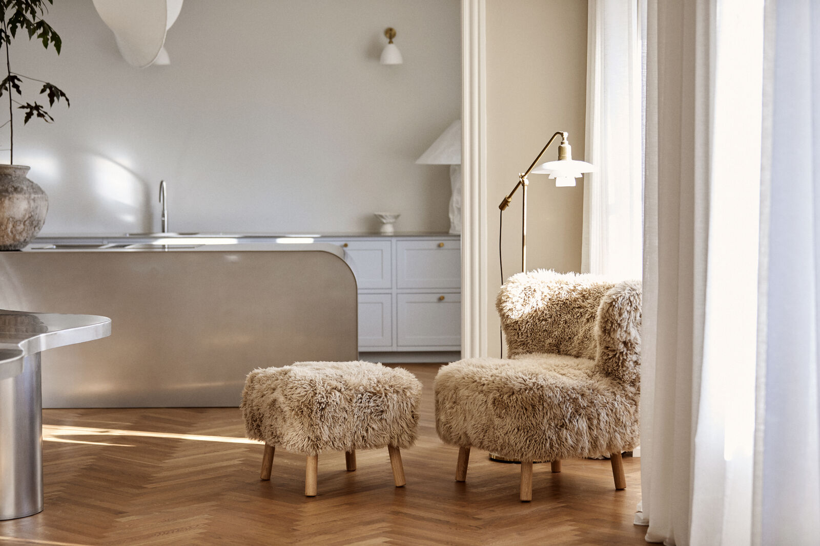 How to Style a Sheepskin Rug in Your Living Room