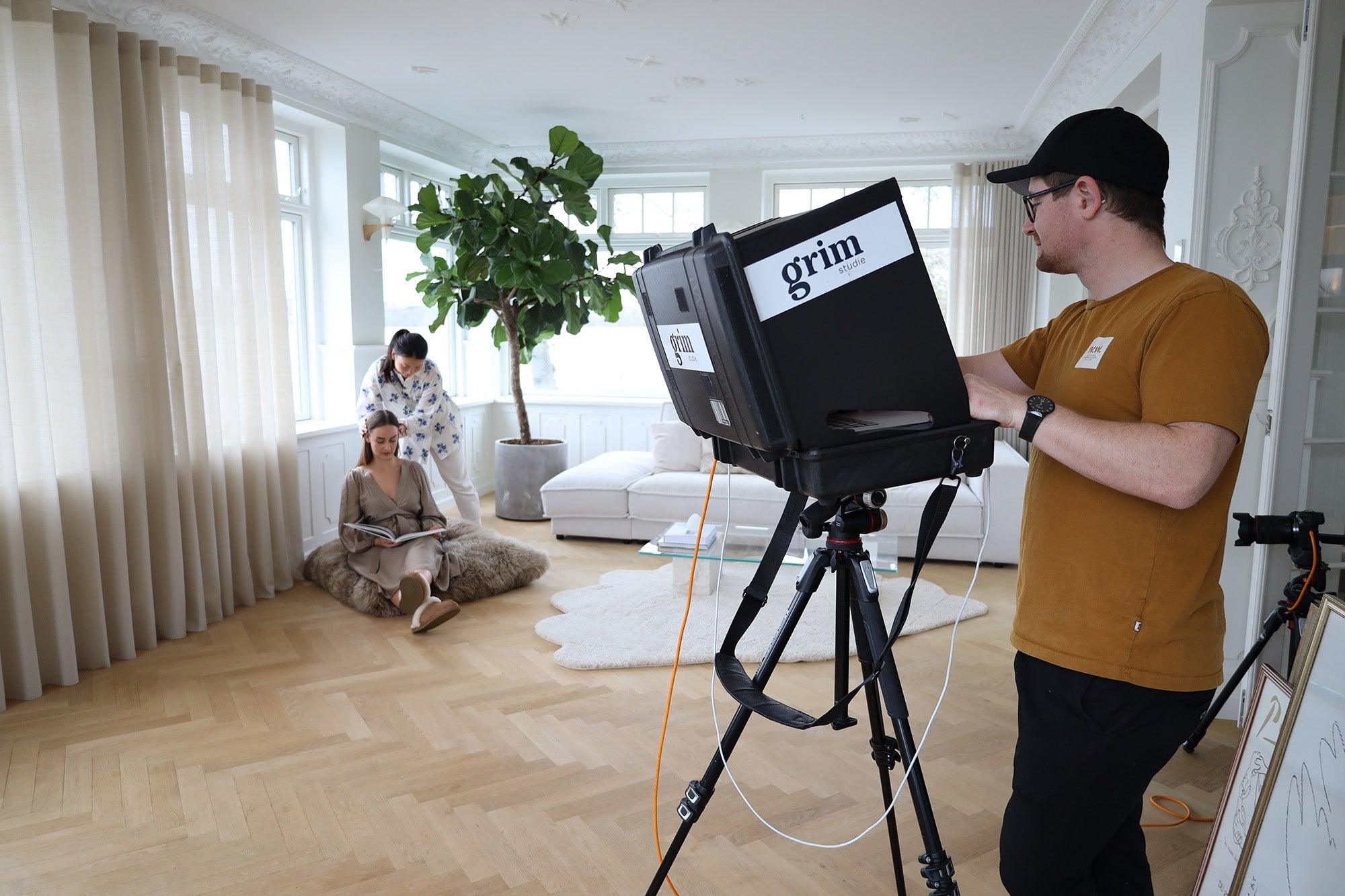Behind the Scenes - Interior Photo Shoot - Naturescollection.eu