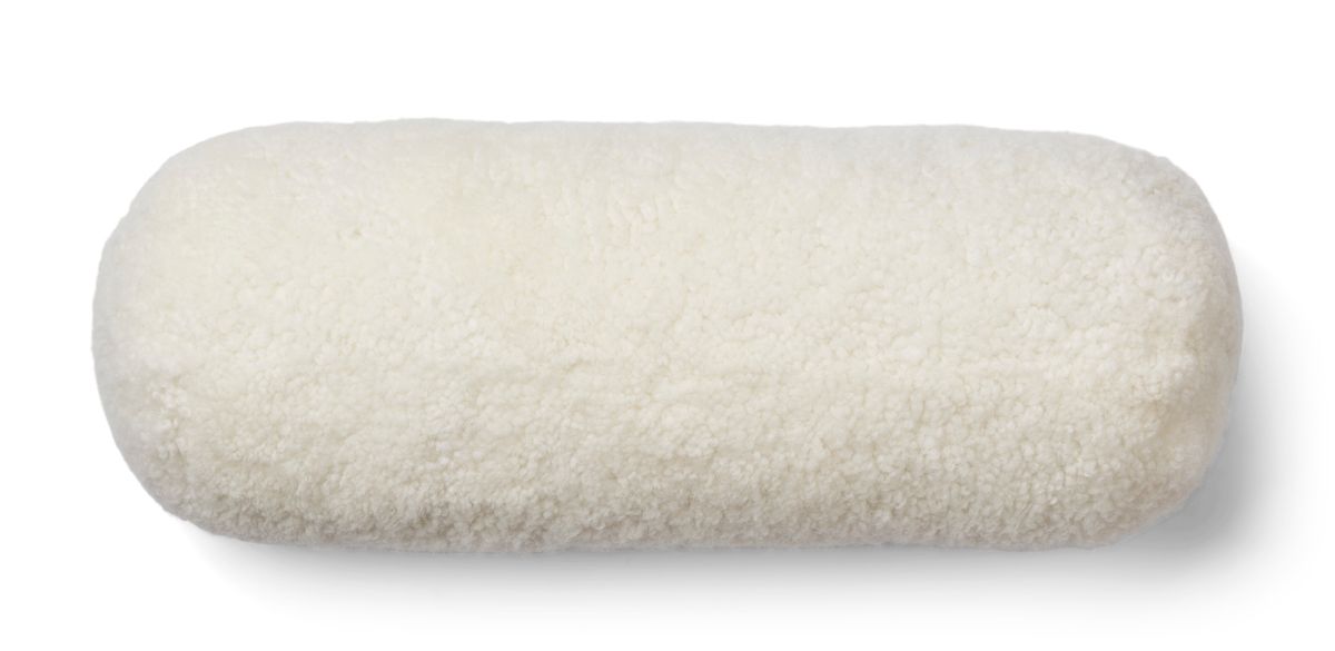 Bolster Cushion | 20x52cm | New Zealand Sheepskin | SW Ivory