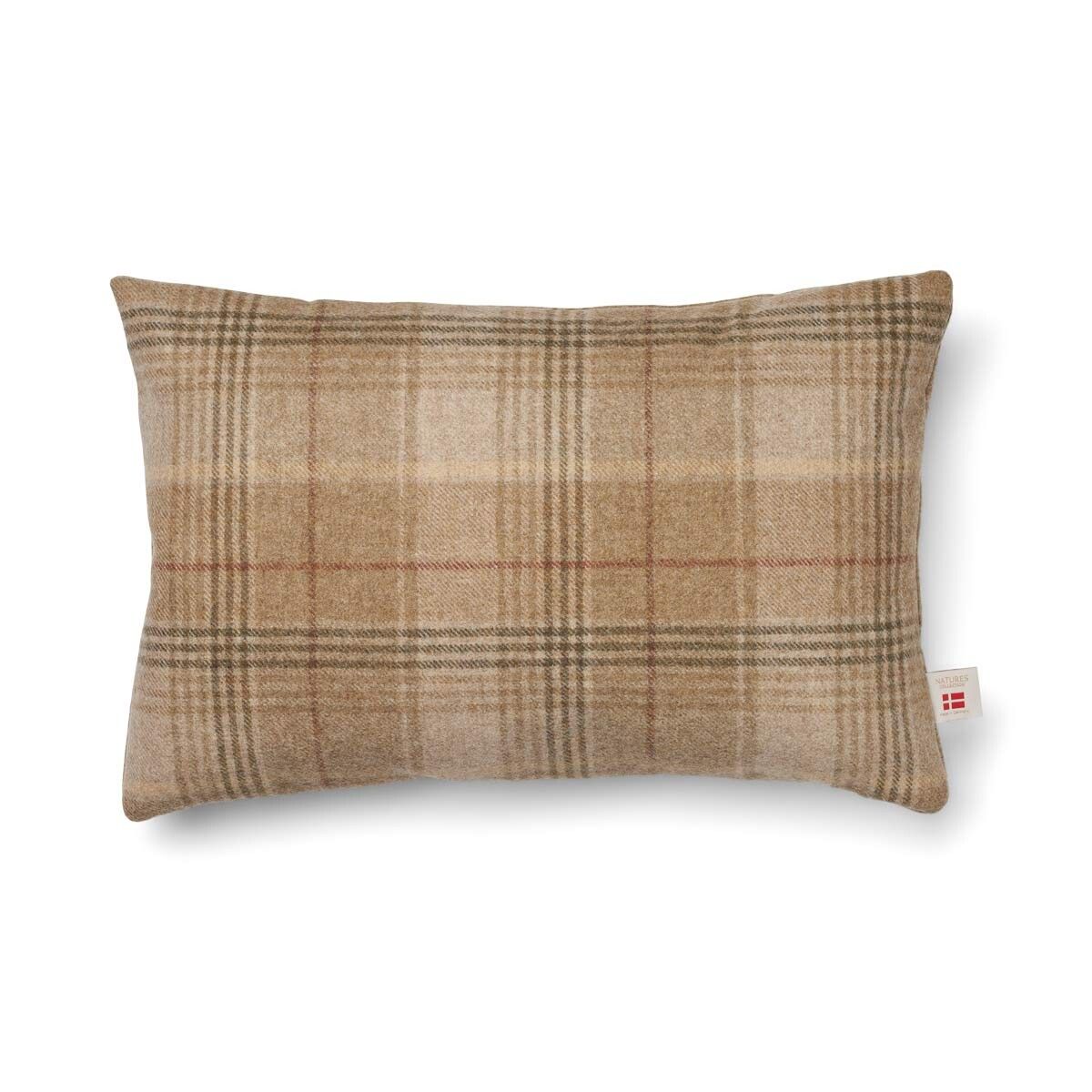 Doublesided Wool Cushion | 34x52 cm Sand-Beige