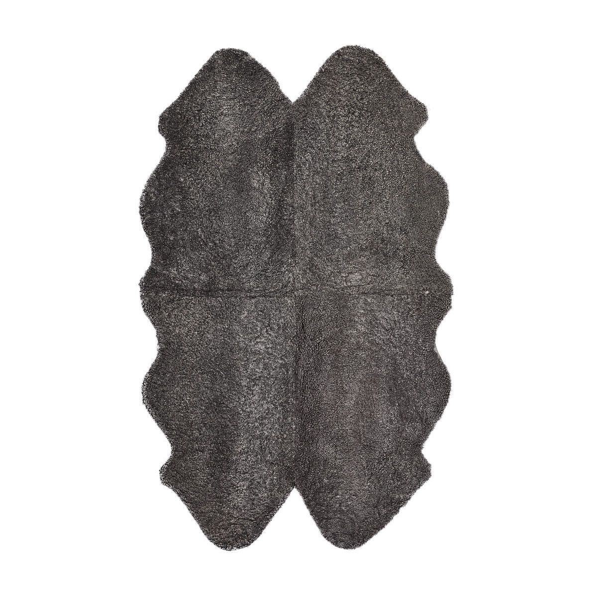 New Zealand Sheepskin | Short Curly Wool | Rug 180x110 cm Graphite