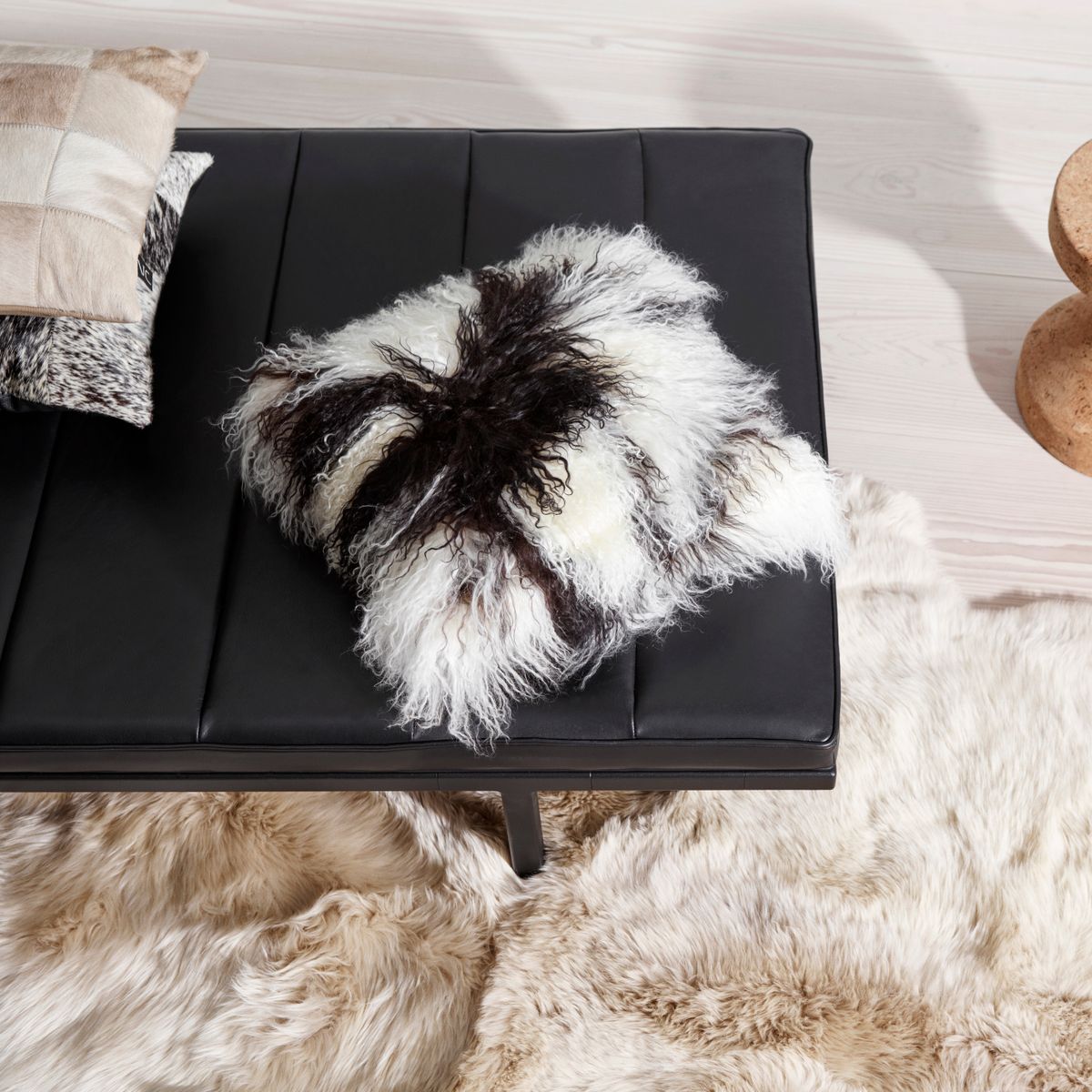 Curly Cushion | 40x40 cm Arctic Sunrise