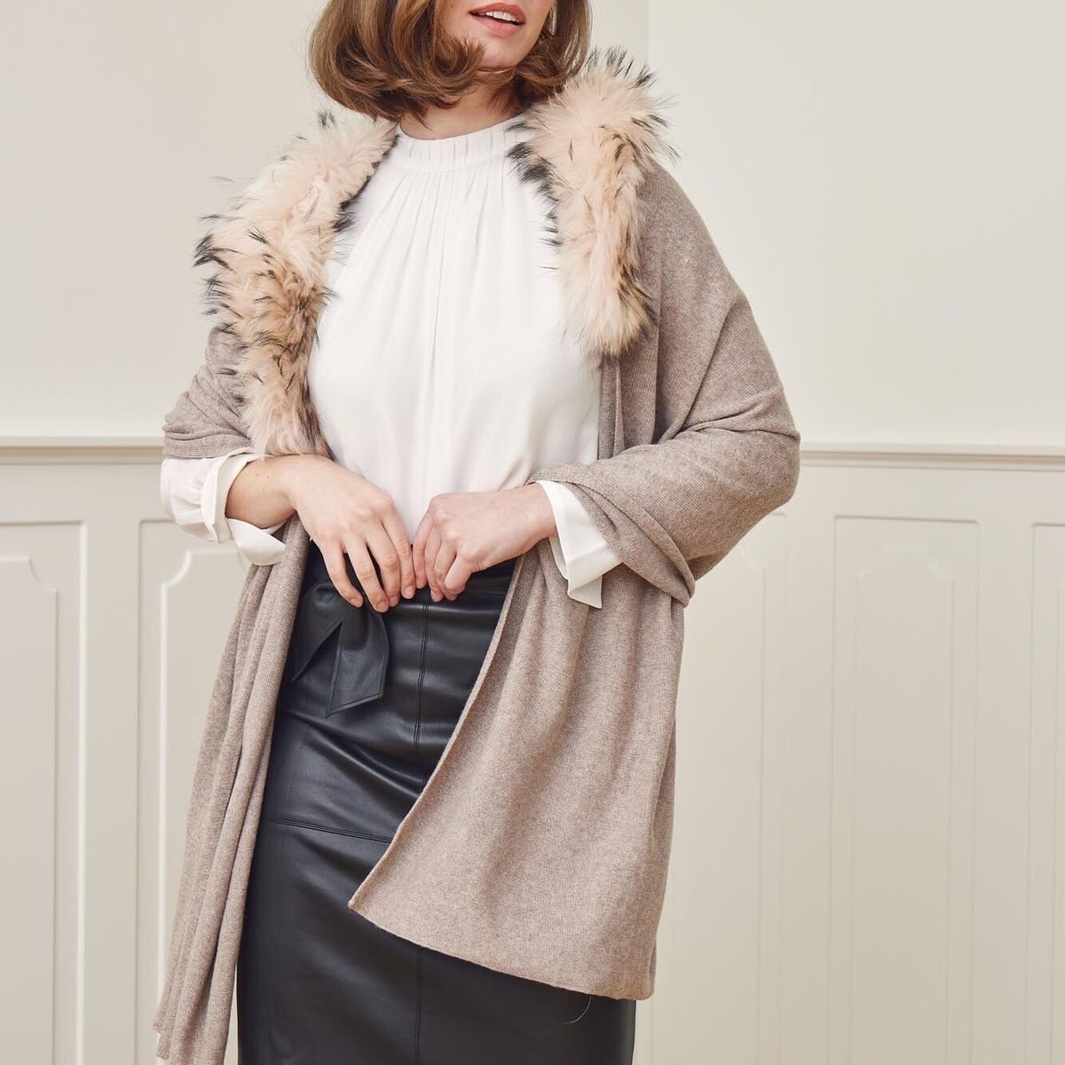 Silvia Scarf Dark Grey/Dark Grey