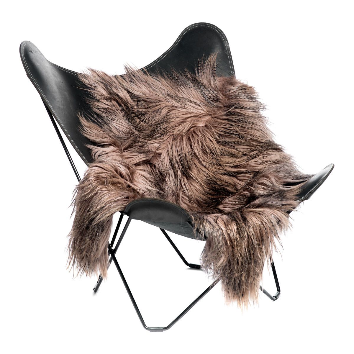 Mongolian Goatskin Dusty Taupe