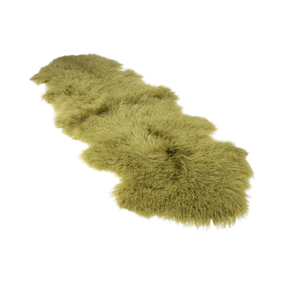 Double Mongolian Sheepskin | 150 x 55 cm Treetop