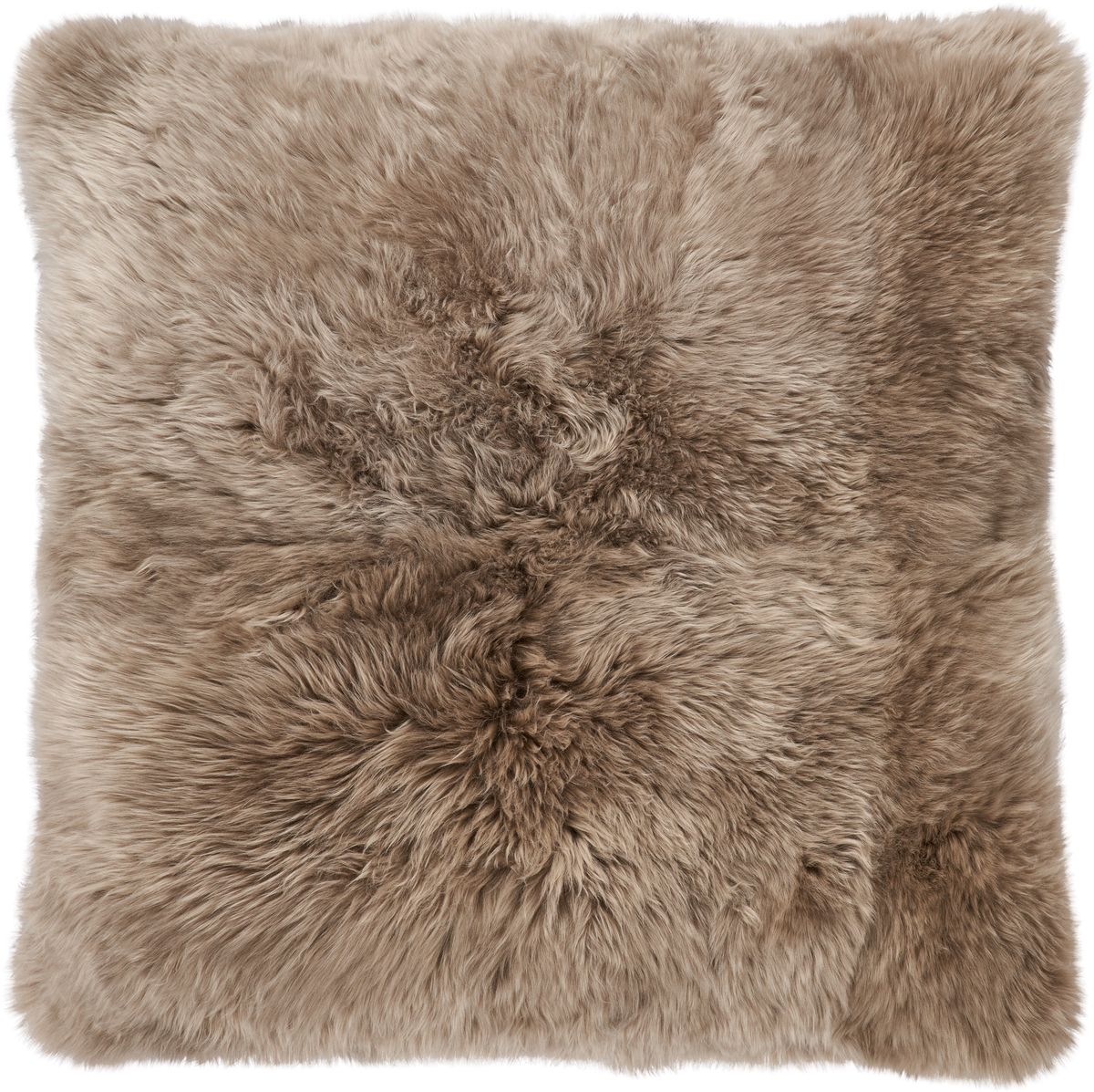 Maxi Float Cushion | Long Wool | 90x90 cm Taupe