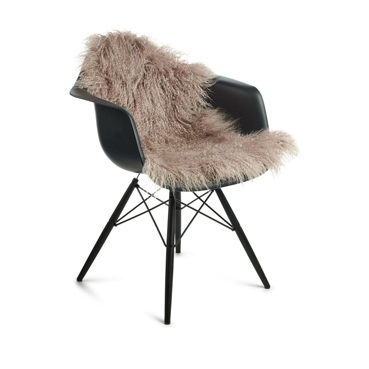 Curly Sheepskin | Mongolian | 85x50 cm Dove