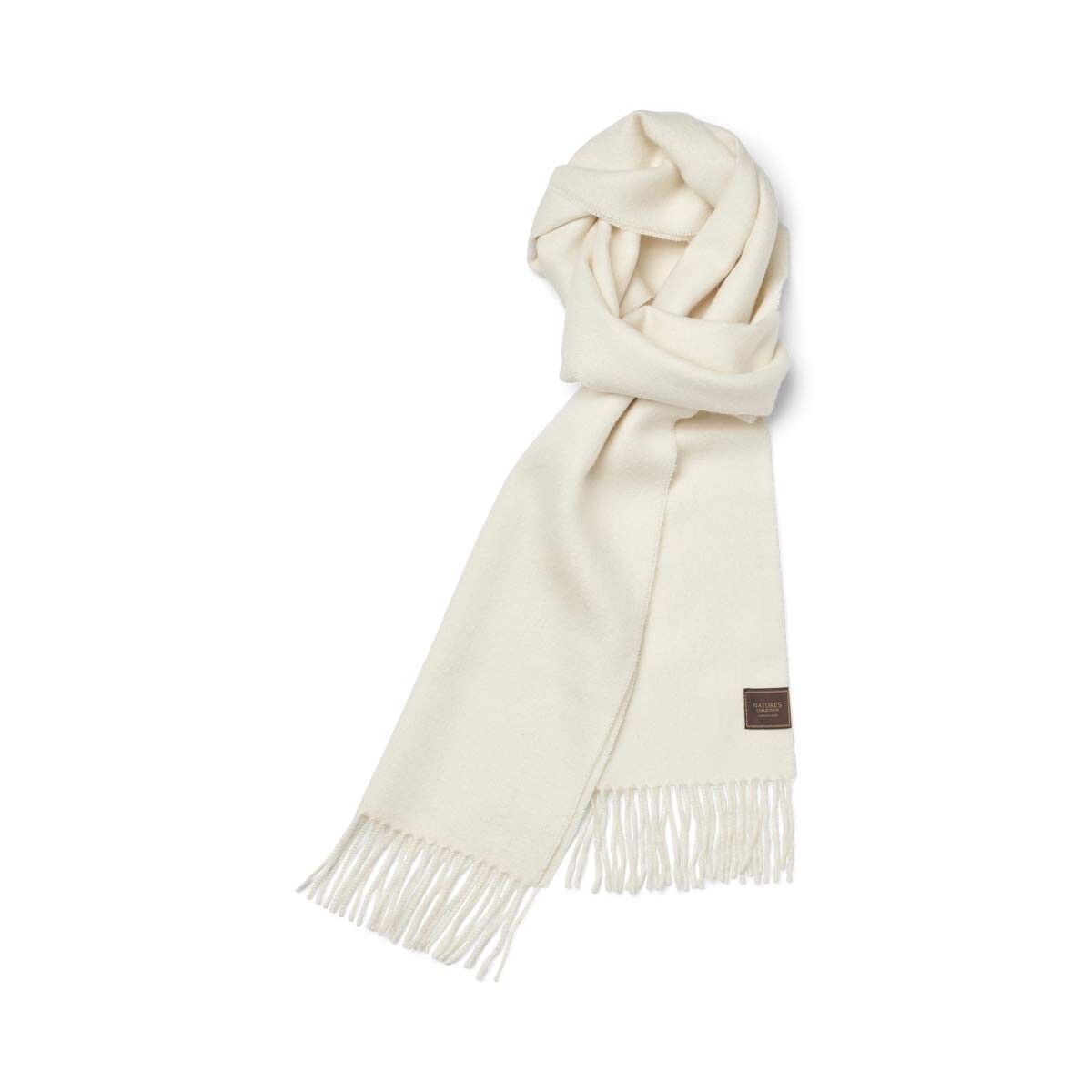 Alpaca Scarf White