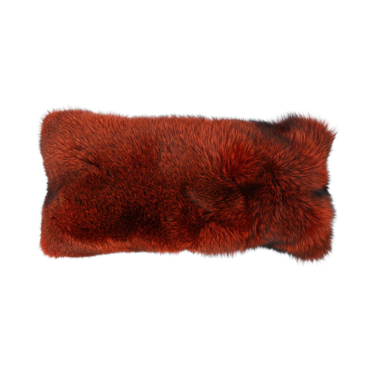 Premium Fox Cushion | Cashmere Backing | Norway | Orange | 75x30 cm