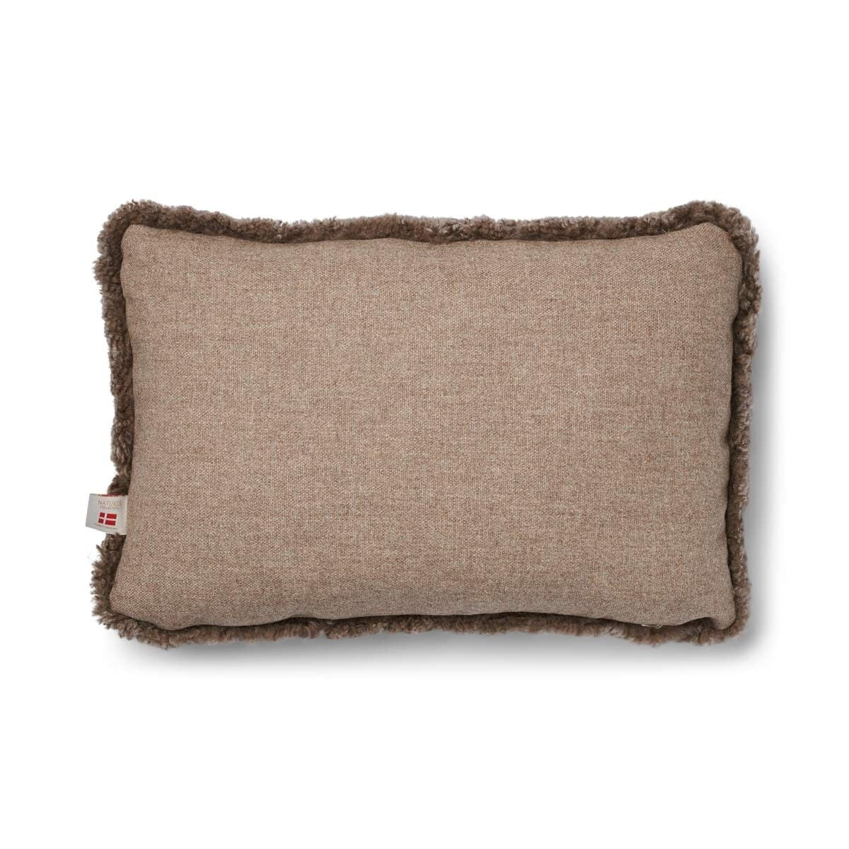 Short-Wool Sheepskin Cushion | 52x52 cm | 34x52 cm Beige/Taupe