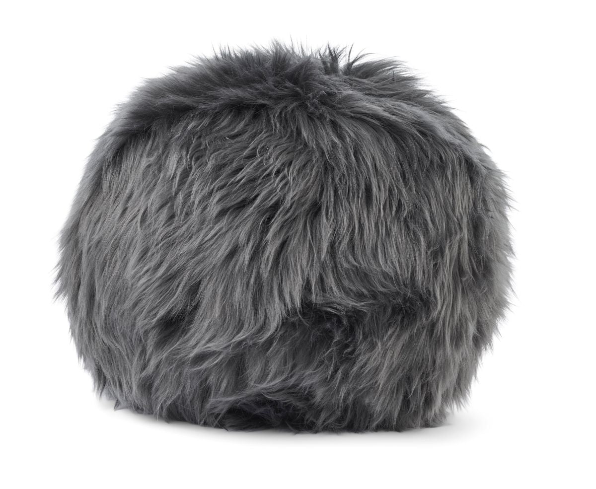 Angelite Round Cushion | D30 cm | D25 | D35 | Long Wool