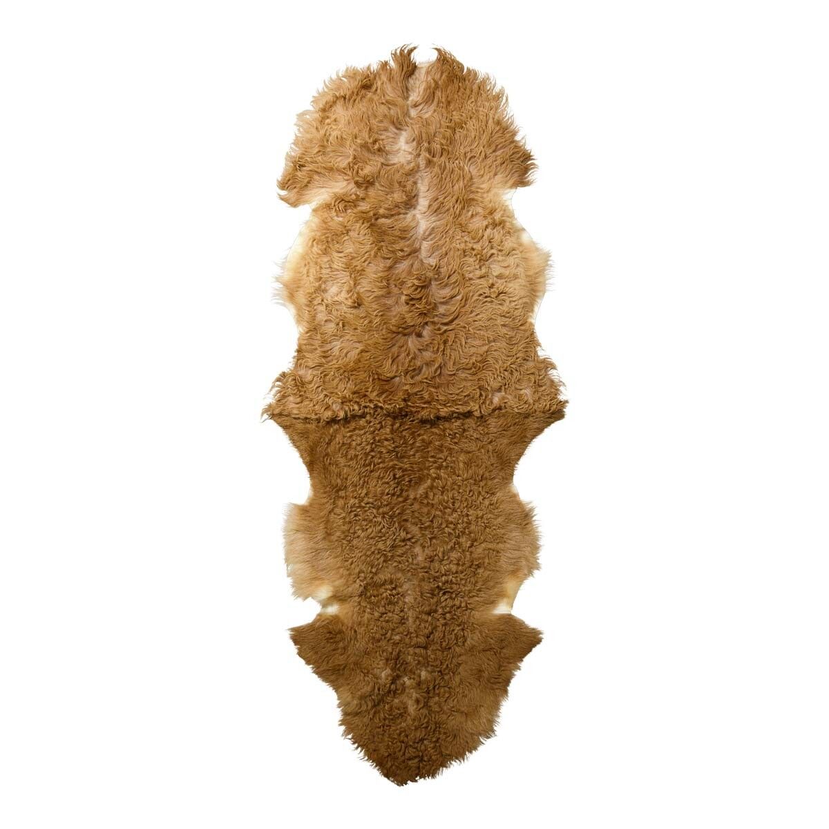 Toscana Lambskin | Natural Colors | Rug 150x50 cm Beige/Brown Shades