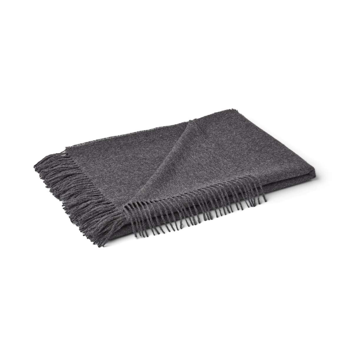 Amanda Throw | 100% Alpaca Wool Dark Grey
