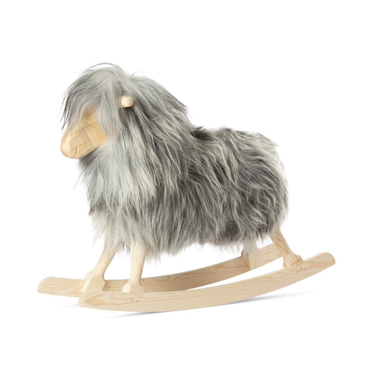 Rocking Sheep | Long Wool | L85xW25xH60 cm | Large