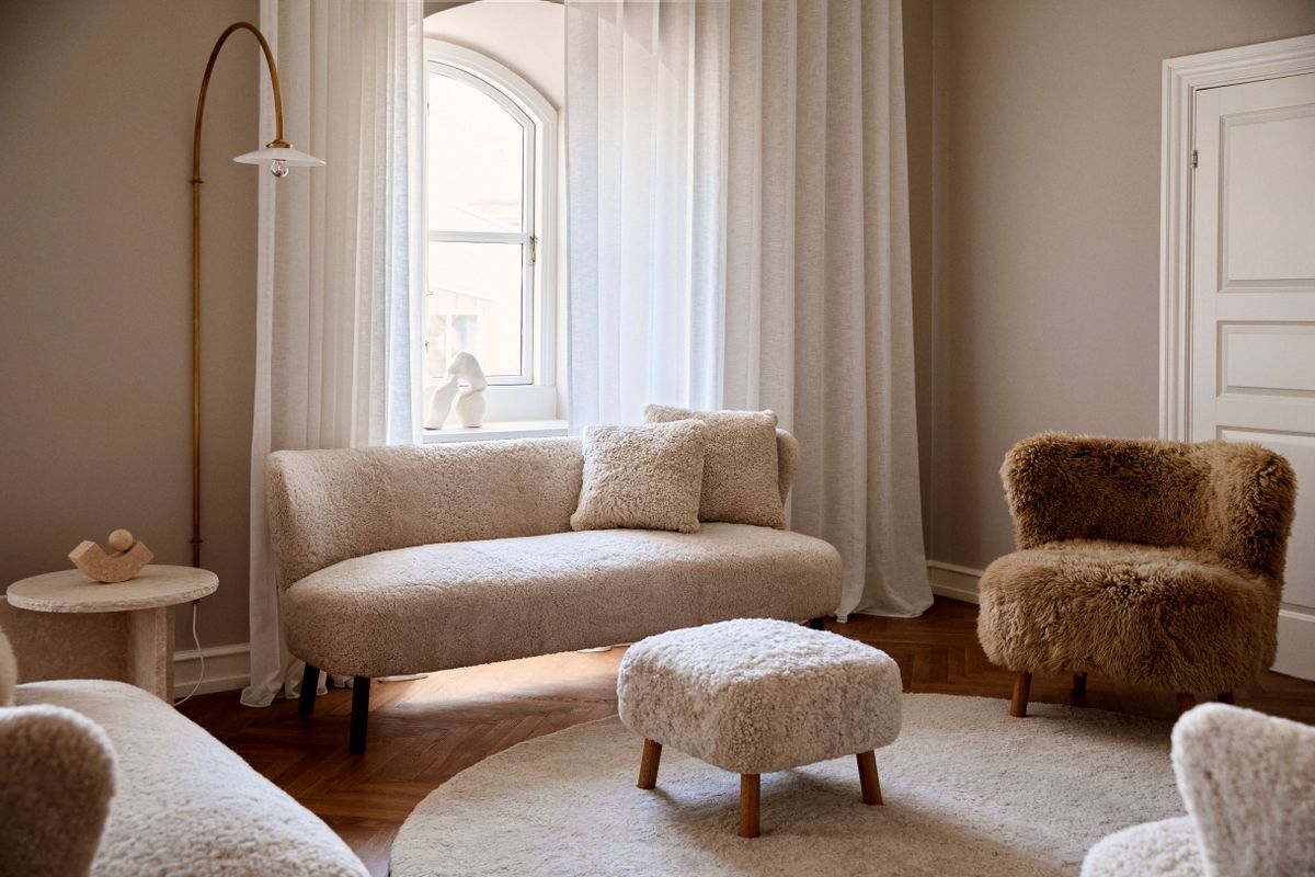 Emanuel 3 seater Sofa Pearl