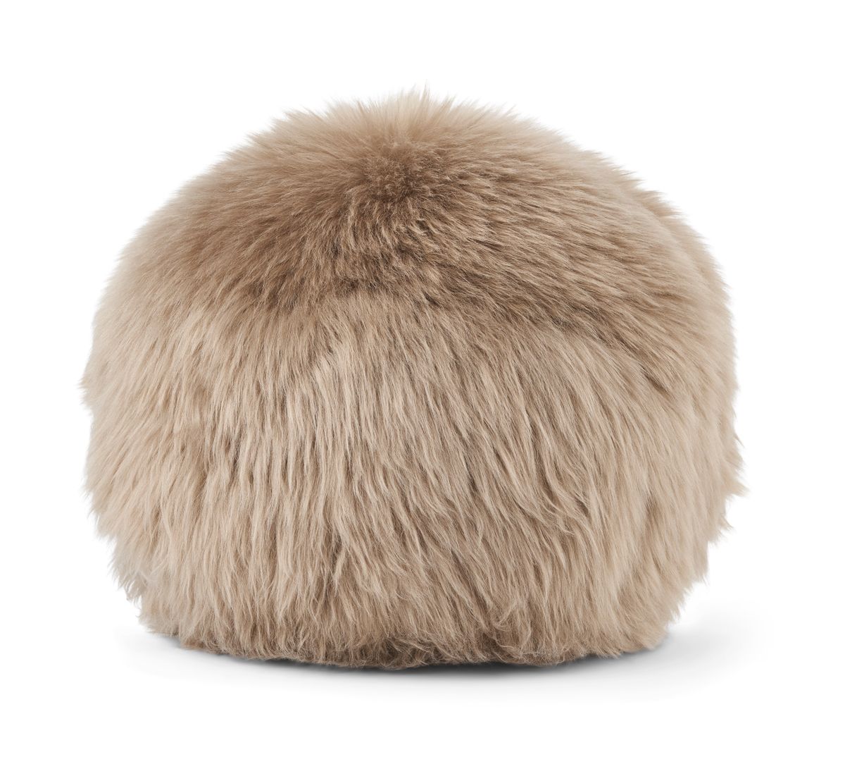 Angelite Cushion | D30 cm | D25 | D35 | Long Wool Taupe