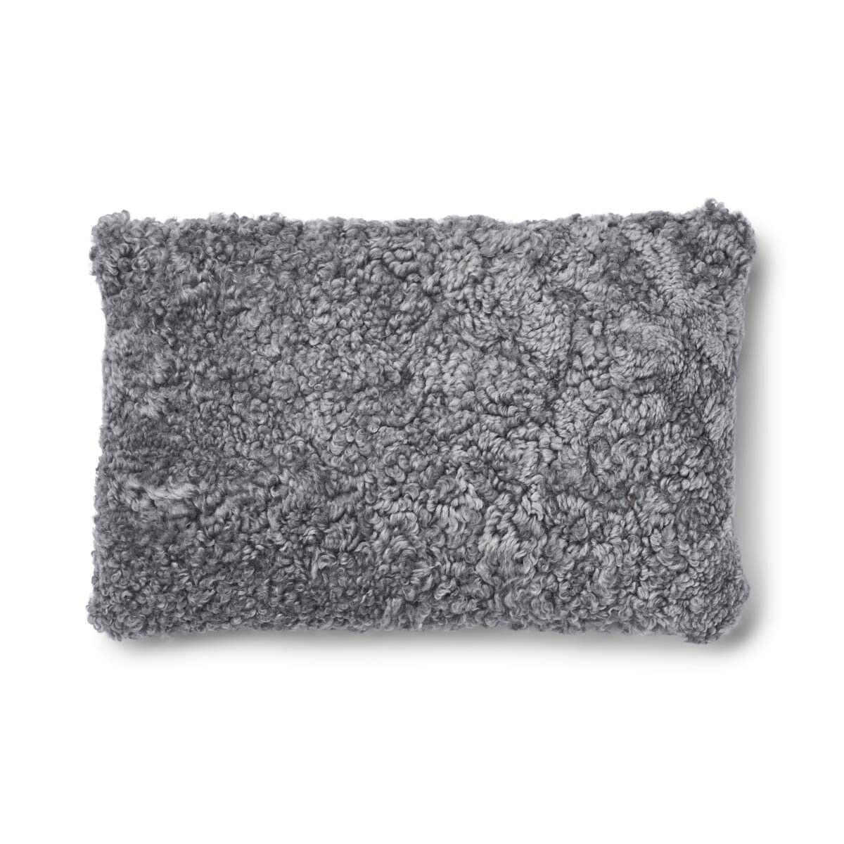 Two-sided Cushion | Short Wool | 52x52 cm | 34x52 cm Glencheck-Grey/Light Grey