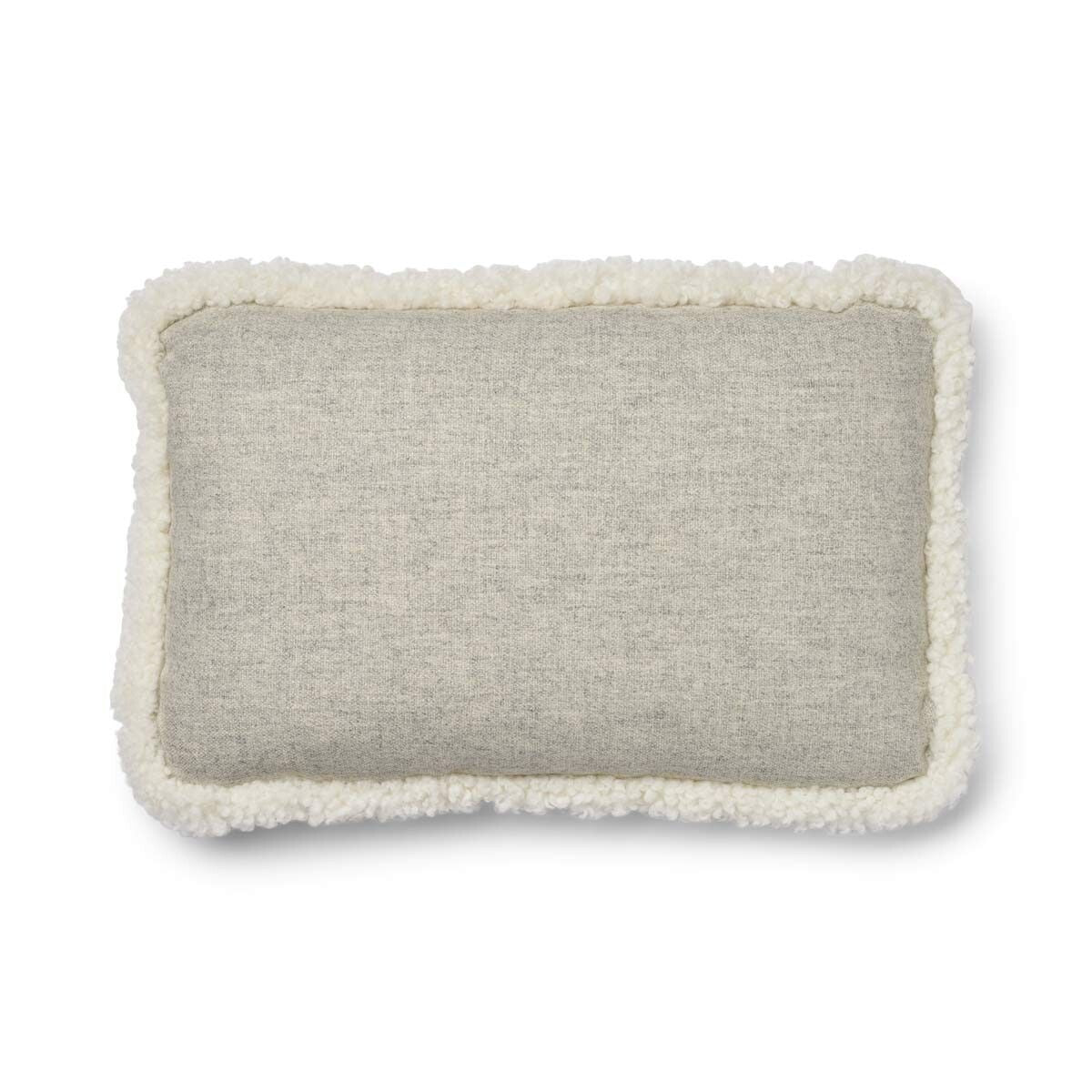 Wool Cushion | Short Wool Trim | 52x52 cm | 34x52 cm