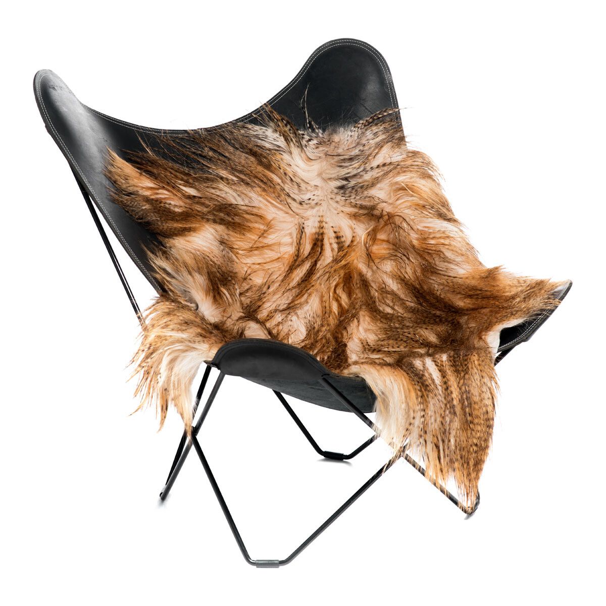 Mongolian Goatskin Dusty Brown