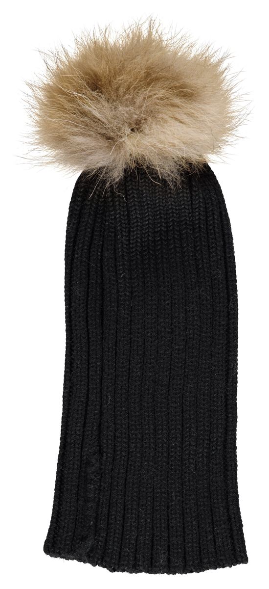 Sheila Hat Black/Natural Brown