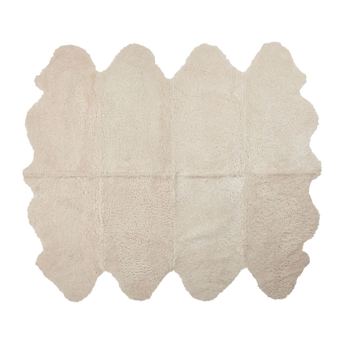 New Zealand Sheepskin | Short Curly Wool | Rug 180x214 cm