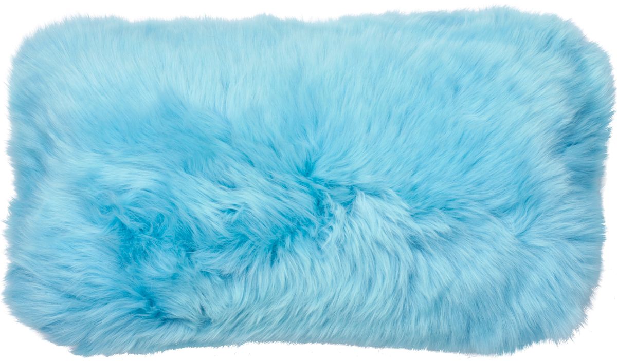 Long Wool Sheepskin Cushion | Doublesided | New Zealand | 25x50 cm