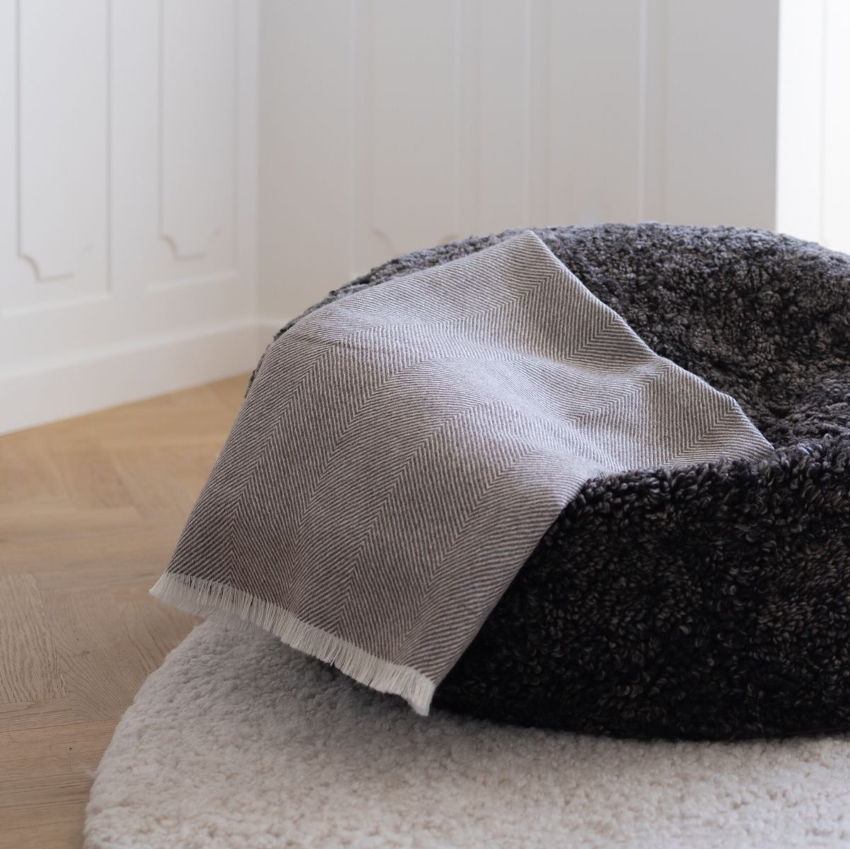 Sidsley Throw | 100% Alpacawool | 130x200 cm Dark Brown