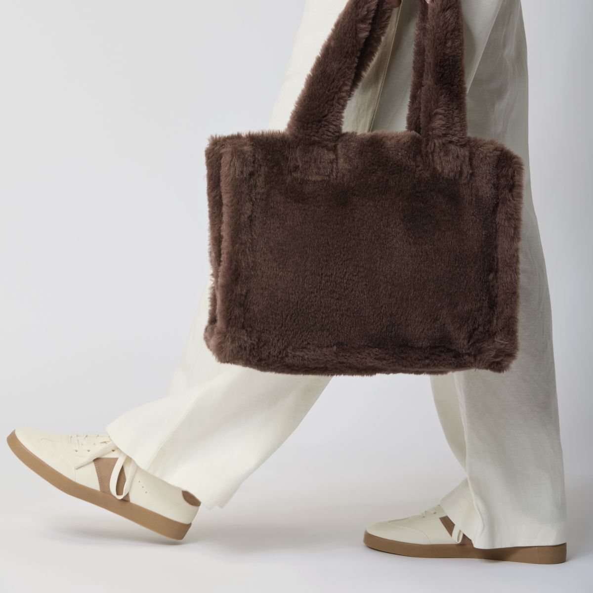 Mini Glory Shopper Leather Brown