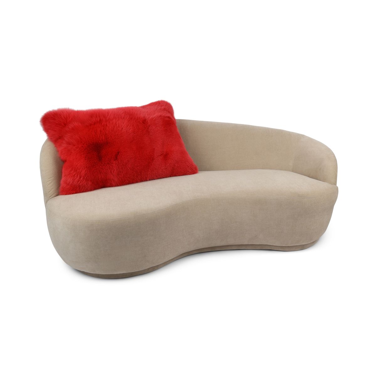 Premium Fox Cushion | Cashmere Backing | Norway | Red | 52x84 cm