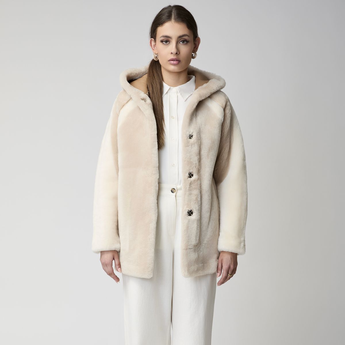 Leah Jacket Beige/Brown