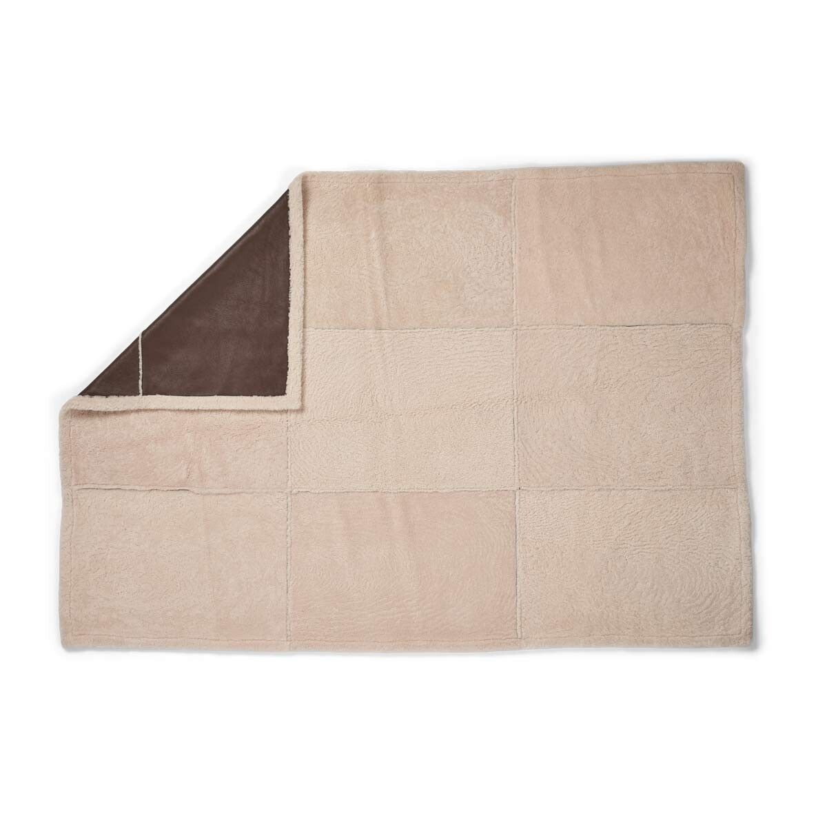 Addison Throw | Double Face Sheepskin Choco/Beige