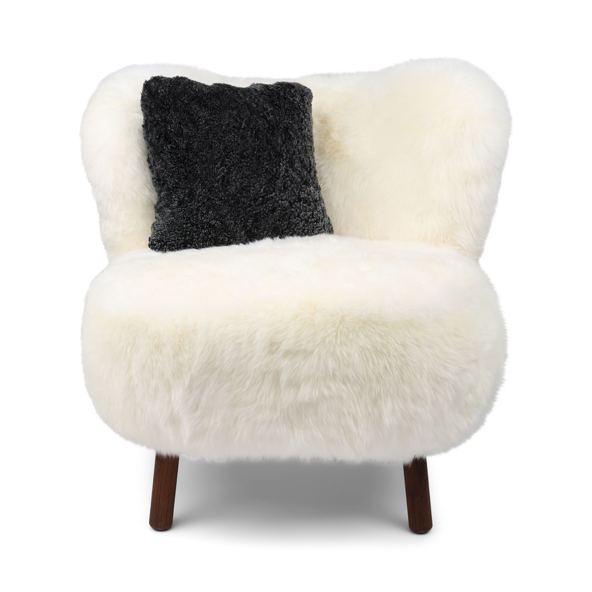 Ethan Puffy Lounge Chair Ivory