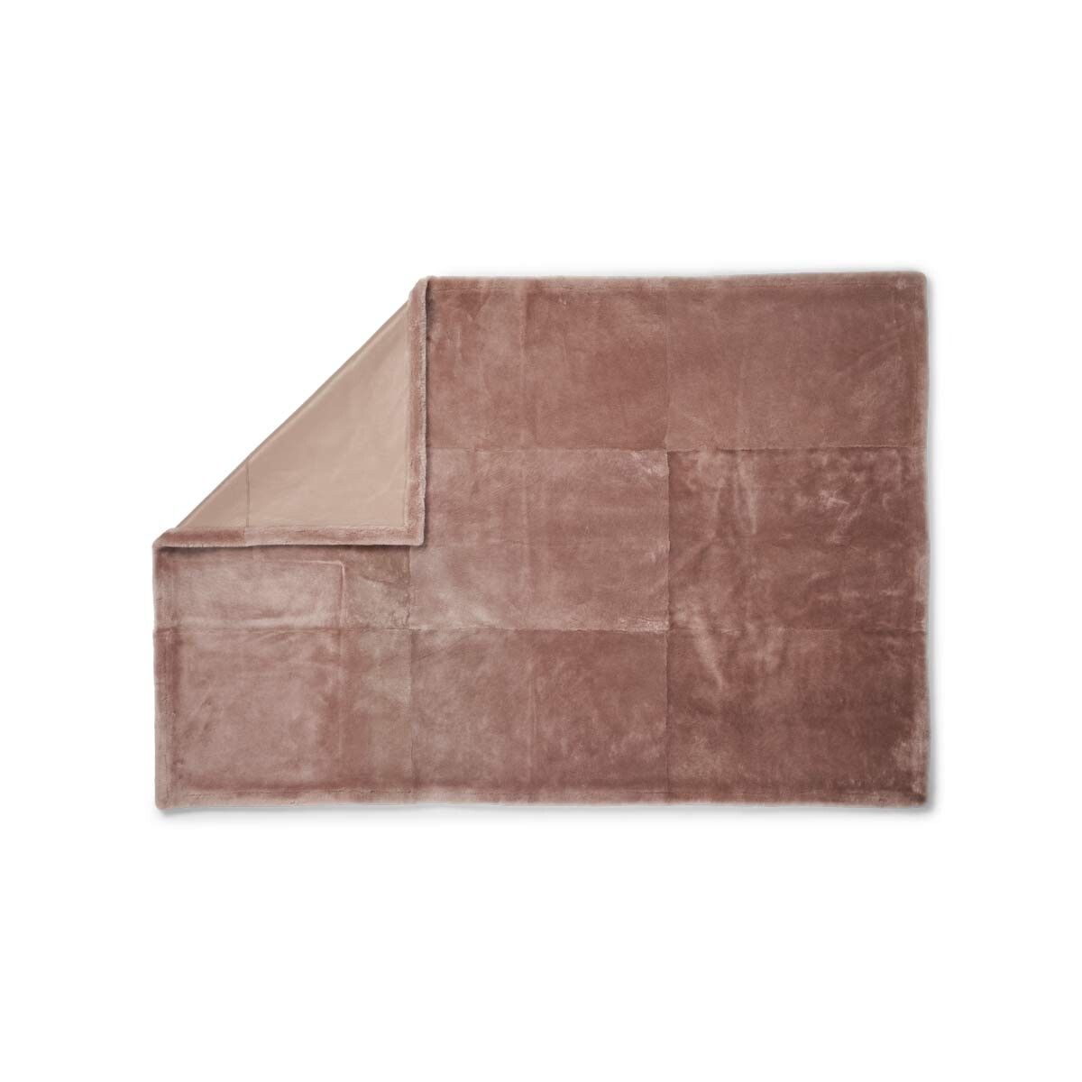 Angelina Throw | Double Face Sheepskin Stucco Sand
