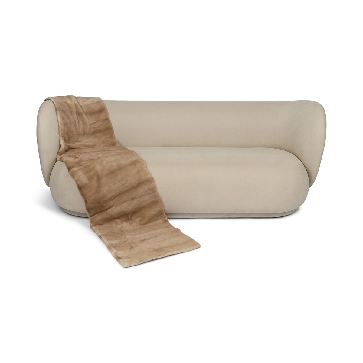 Mink Throw | Cashmere Blacking | Palomino | 50x204 cm