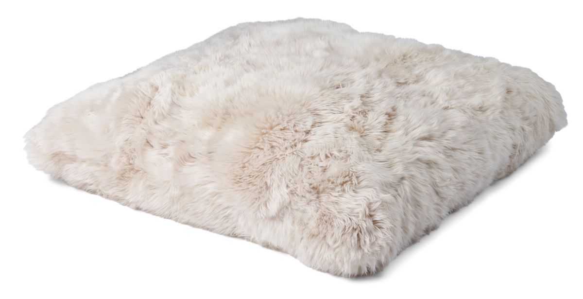 Maxi Float Cushion | Long Wool | 90x90 cm