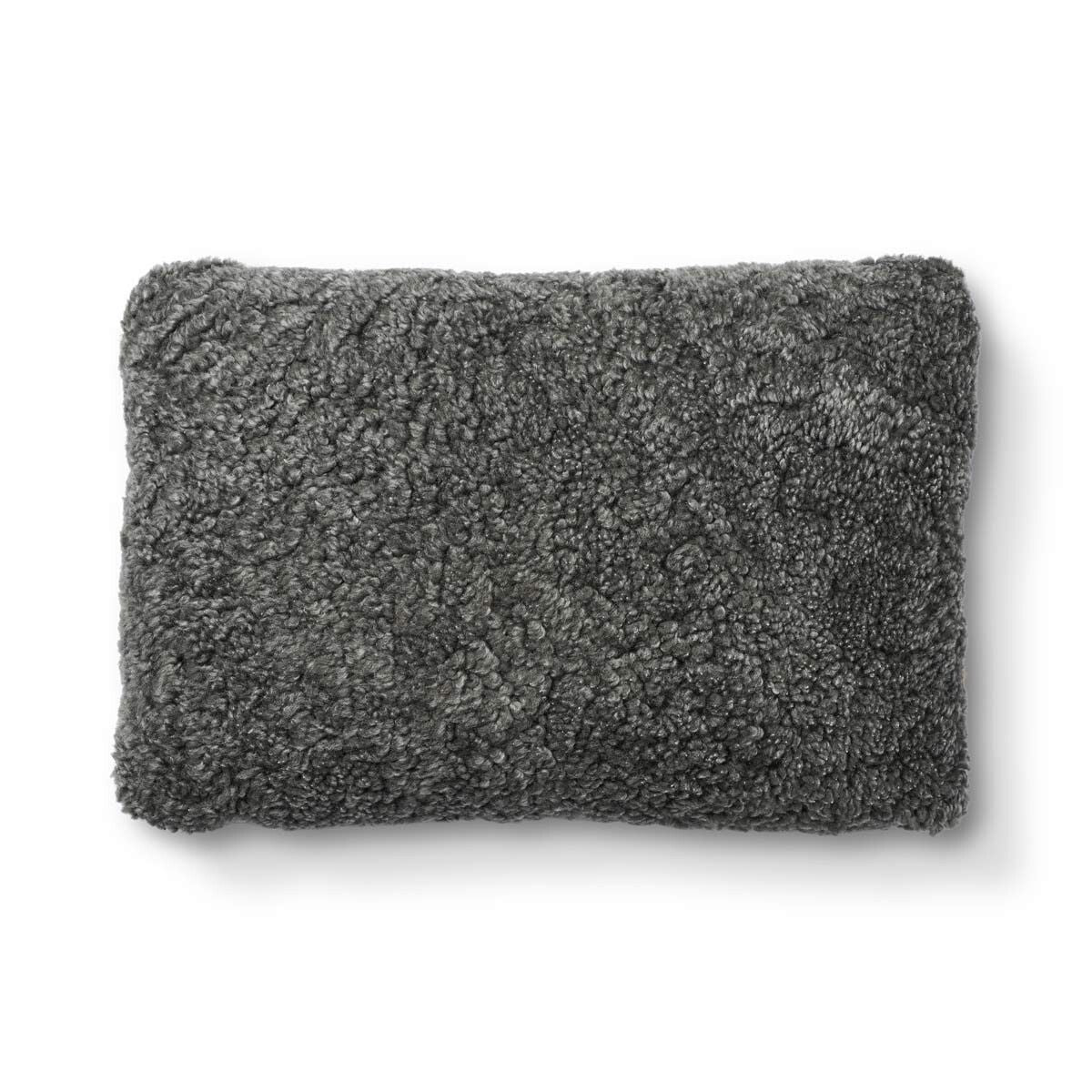 Short-Wool Sheepskin Cushion | 52x52 cm | 34x52 cm Rock/Graphite