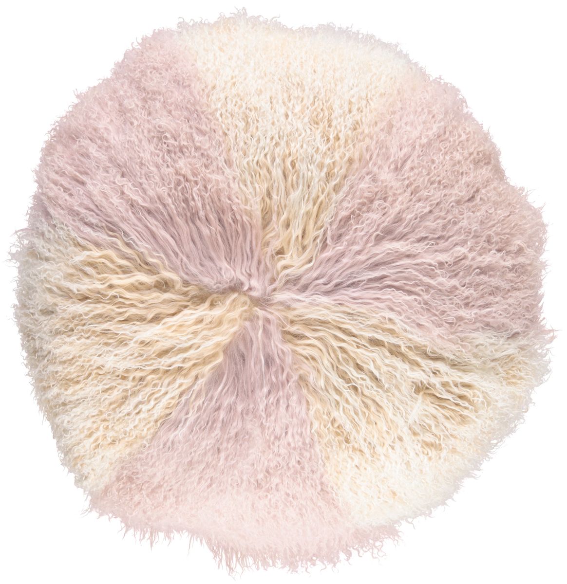 Curly Cake Cushion | Ø45 cm | Ø62 cm | Ø38 cm Arctic Sunrise/Dove