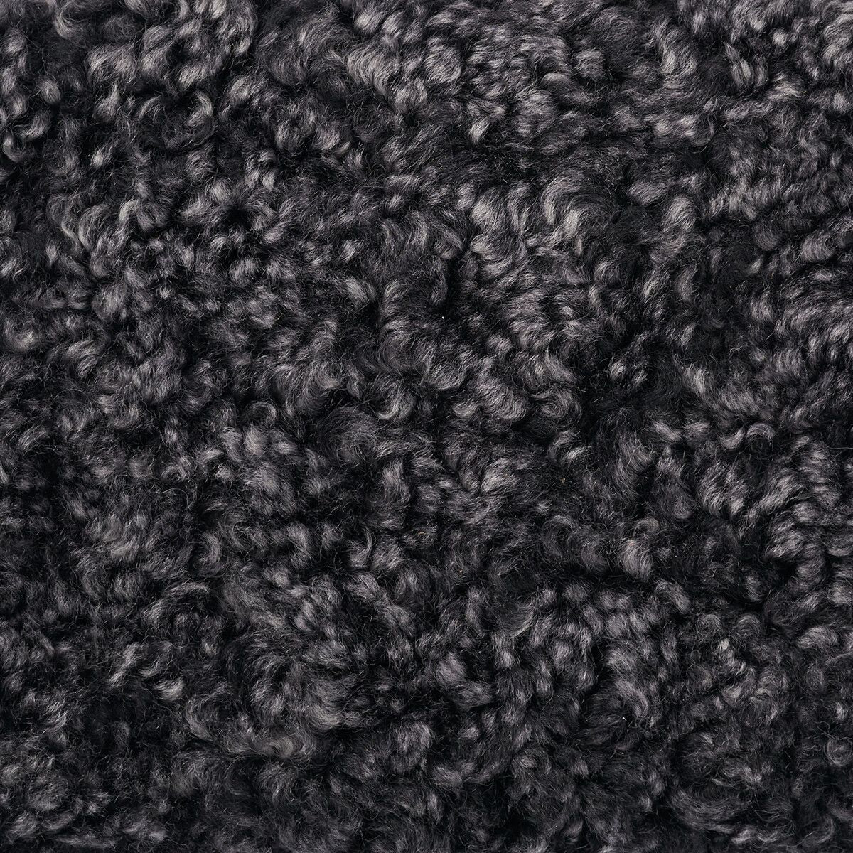 Simon Stool | Short Wool Anthracite