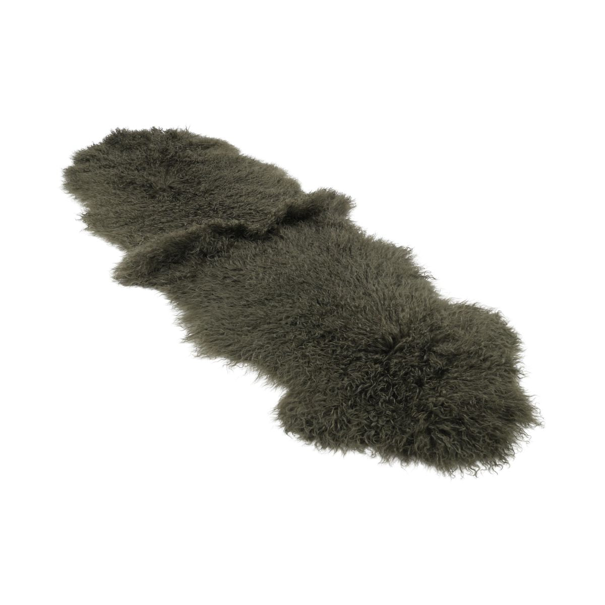 Double Tibetan Sheepskin | 150 x 55 cm Hedge Green