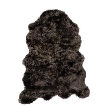 New Zealand Sheepskin | Long Wool | Rug 104x150 cm Walnut