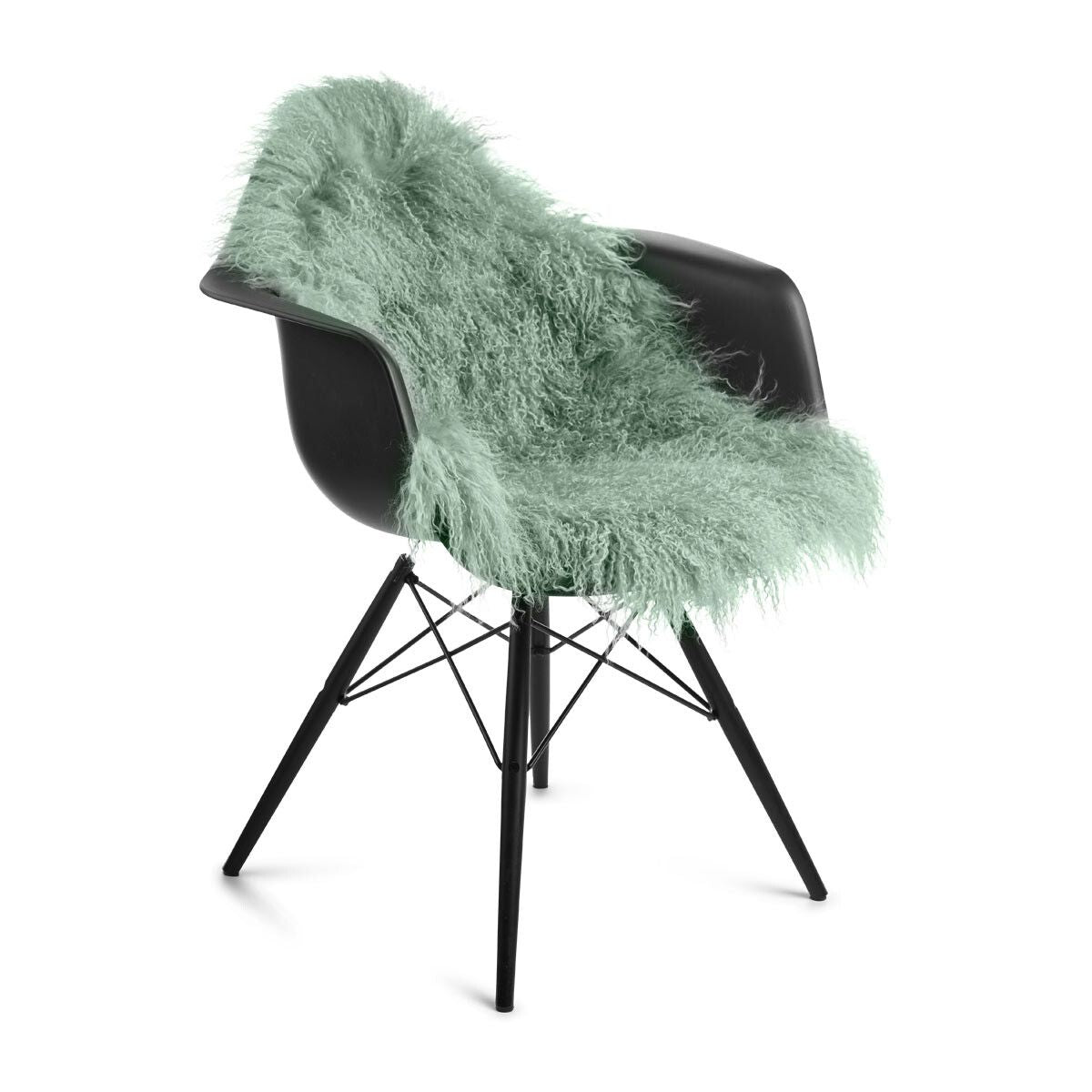 Curly Sheepskin | Mongolian | 85x50 cm Mint