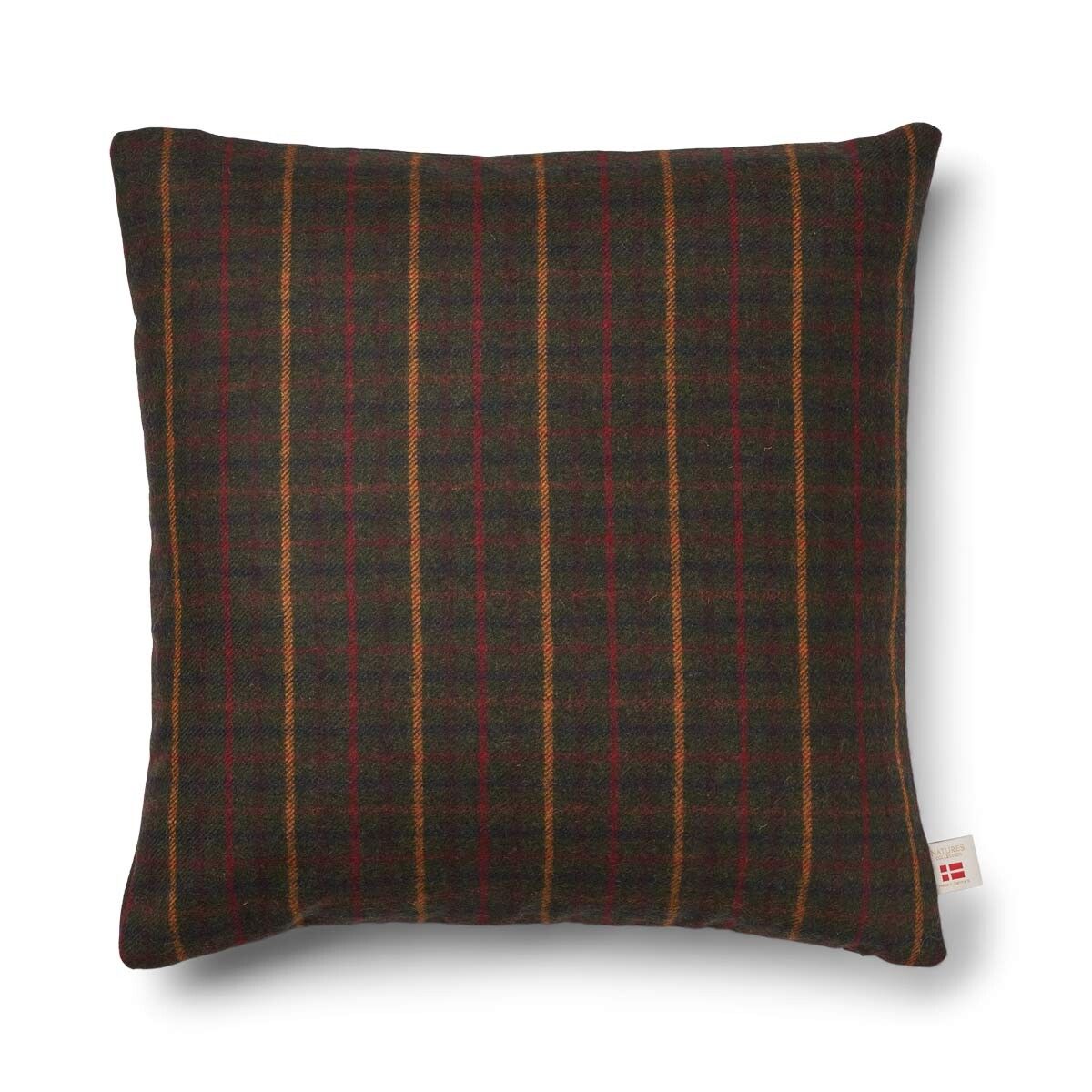 Doublesided Wool Cushion | 52x52 cm Kilberry Fir-Dark Green