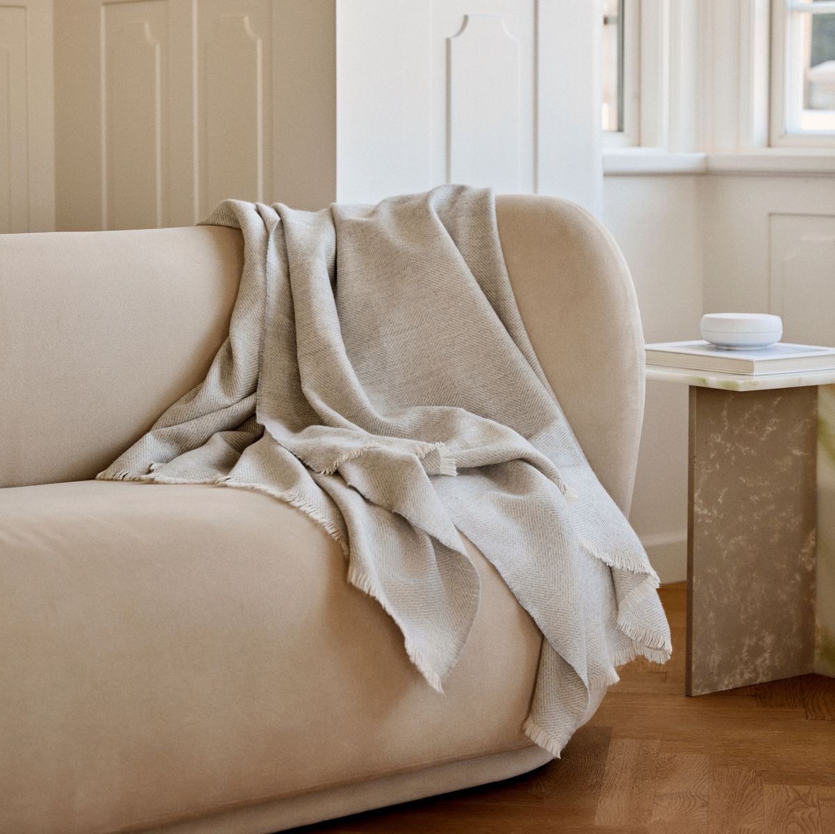 Sidsley Throw | 100% Alpacawool | 130x200 cm Dark Brown