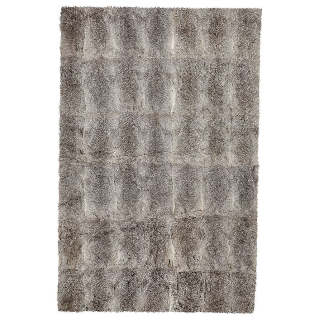 Throw of Rabbit | 120x180 cm Natural Grey