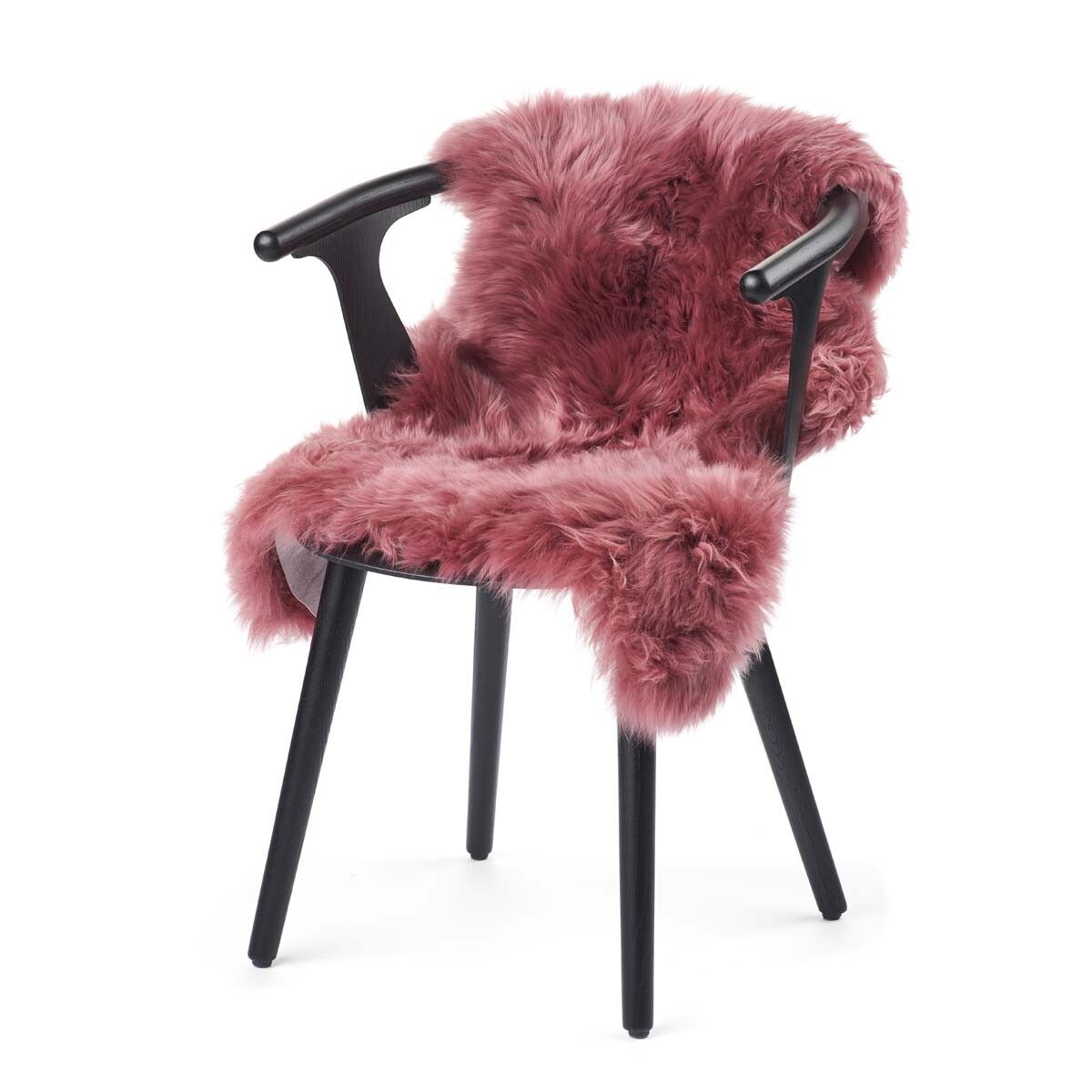 New Zealand Sheepskin | Long Wool | 90 cm Old Rose