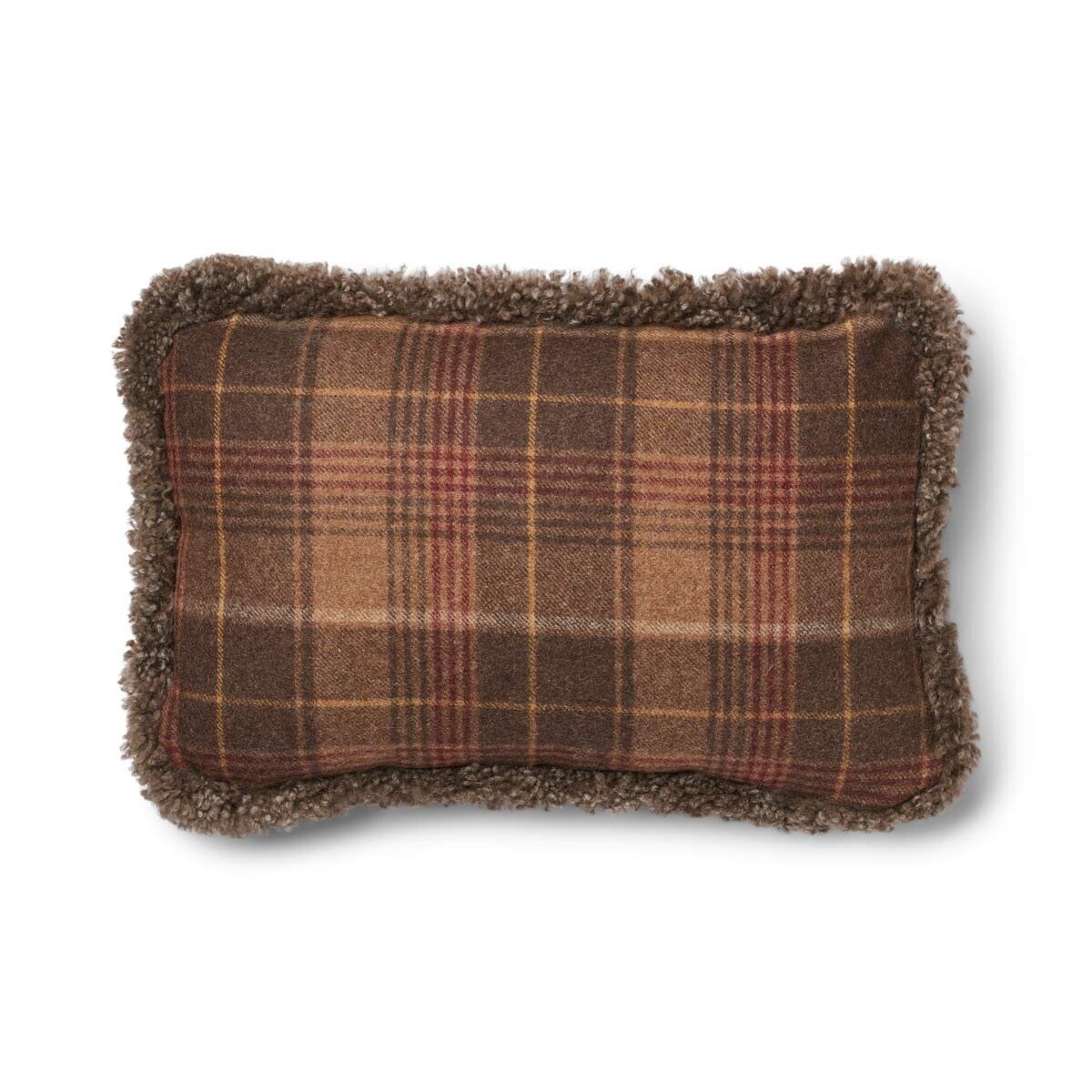 Wool Cushion | Doublesided | Short Wool trim | 52x52 cm | 34x52 cm