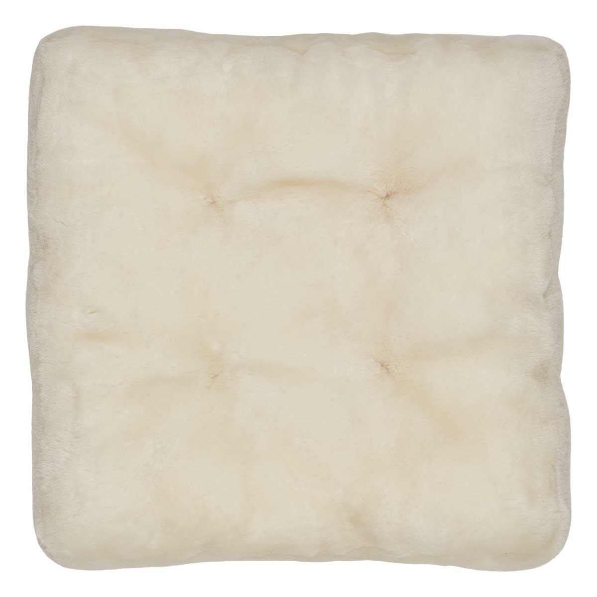 Moccasin Seat Cover White