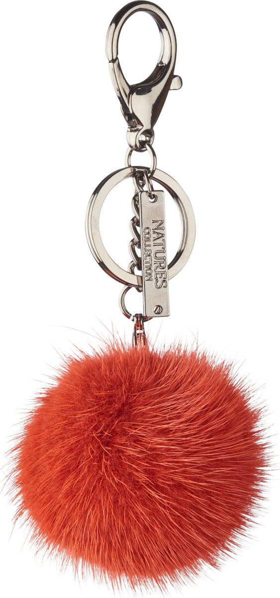 Pom Pom Keyring Autumn Marble