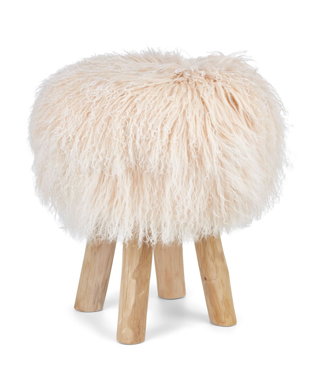 Faux fur stool cover sale