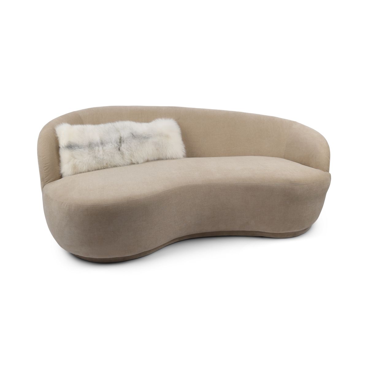 Premium Fox Cushion | Cashmere Backing | Norway | Arctic Marble Fox | 30x80 cm